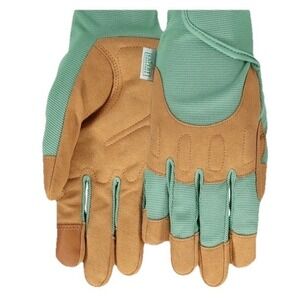 Expert Gardener Adult Womens Brown Utility Glove, Small